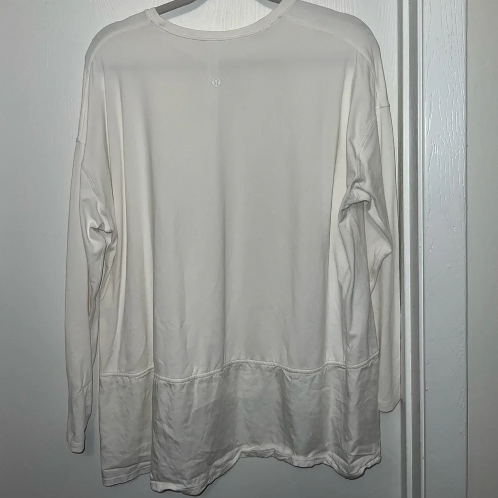 Long Sleeve Lululemon Shirt in White - Picture 2 of 2